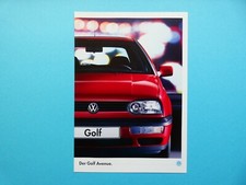 Prospekt / Katalog / Broschüre - VW Golf III - Avenue - 09/94
