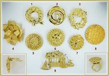 SCHALCLIP SCHALHALTER NEU TUCHCLIP TUCHHALTER TUCH CLIP SCHAL HALTER GOLDFARBEN