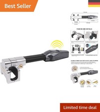 Hitzebehandeltes Lenkradschloss mit Alarm - Ultimativer Diebstahlschutz