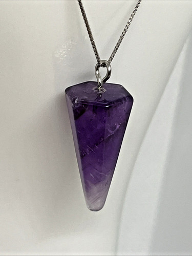 Amethyst anhänger facettiert - amethyst,