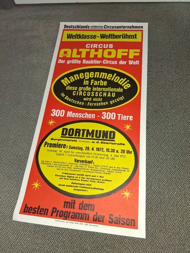 1972 dortmund plakat 71x33 - dortmund,