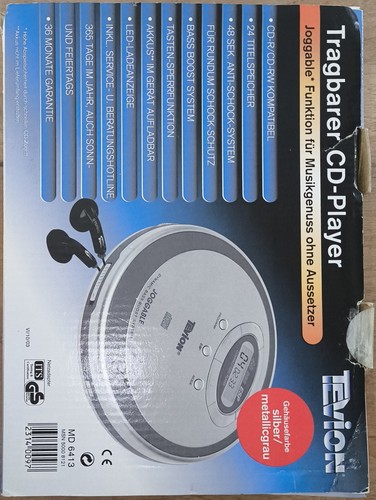 Tragbarer player mit - cd-player,