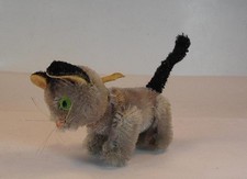 Schuco Katze 9cm graubeige