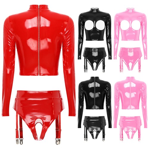 Frauen lack leder dessous - frauen,