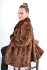 A5553 NERZJACKE ECHT PELZ MANTEL NERZ JACKE PELZJACKE - REAL MINK FUR JACKET