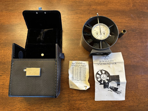 Vintage taylor anemometer 3132 - taylor,