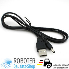 USB Stromkabel auf DC Hohlstecker 3.5x1.35mm 5V 80cm Ladekabel