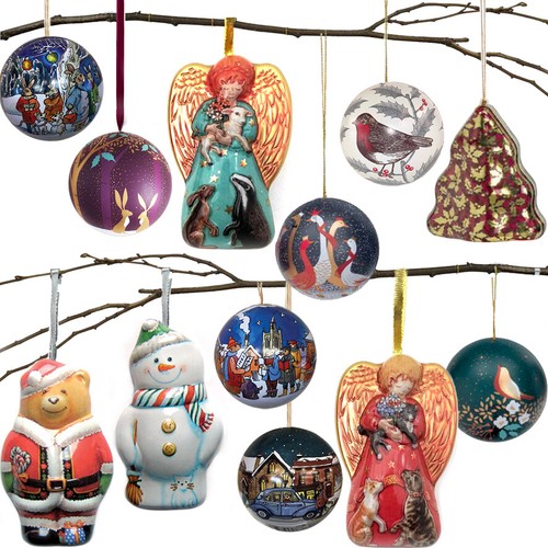 Weihnachtskugel blechdose - weihnachtskugel,