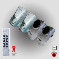 Funkdimmer Set 2 x Schalter 2 x Funk Dimmer Funkschalter 3500W Fernbedienung 