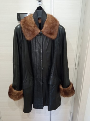 Lederjacke mit kanten und - lederjacke,