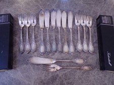 Koch & Bergfeld Fischbesteck Dekor Rokoko für 6 Personen 12 Teile 90er TOP !