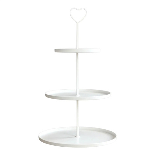 Etagere paris weiß 48x30 - paris, rund