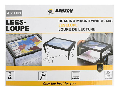 Leselupe mit led - leselupe,