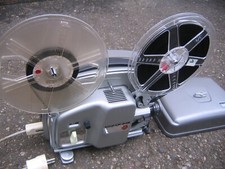 S8 Filmprojektor BOLEX paillard 18-5L funktionsfähig getestet intakt antik+1Film