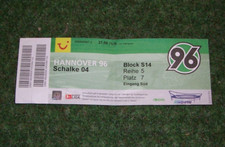 Eintrittskarte Hannover 96 vs
