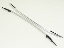 VW cross Polo 6C Dachträger Grundträger Dachreling original Chrom Set /35118