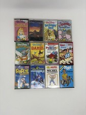 12 Original Hörspiel Kassetten MC Bambi König der Löwen Dumbo Tabaluga Pumuckl