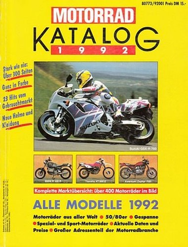Motorrad katalog 1992 - motorrad-katalog, –
