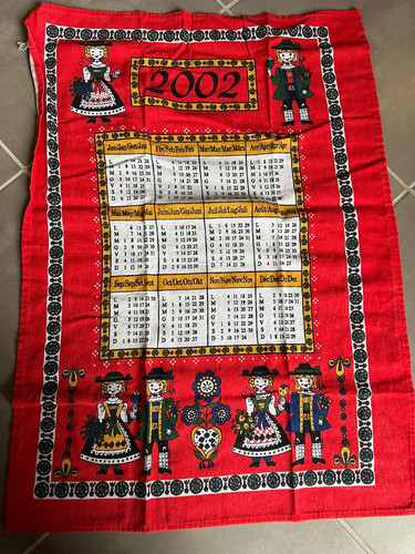 Tuch alter werbekalender 2002 - alter,