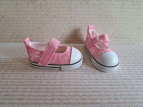 Puppenschuhe rosa weiß - puppenschuhe, in