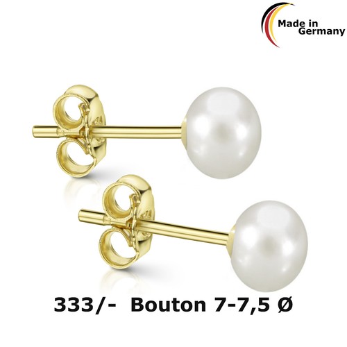 Echt 333 gold ohrstecker - 333,