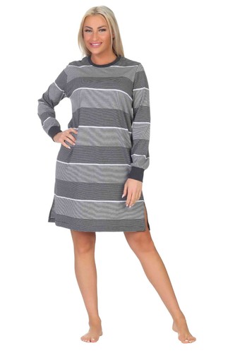 Damen frottee nachthemd - frottee,