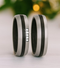 Paar Trauringe Eheringe