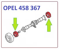 Hardyscheibe für Kardanwelle Gelenkscheibe OPEL SENATOR B  3.0 i  + 24V