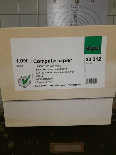 Din computerpapier endlos 240 - din-computerpapier,
