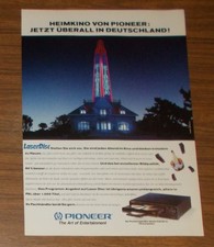 Seltene Werbung PIONEER