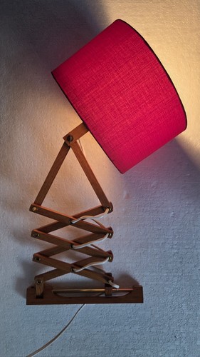 Vintage teak wandlampe - vintage,