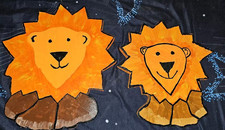 UNIKATE! Kinderzimmer Deko aus Holz Löwe Set- KinderzimmerSchrank,Bett,Wand Deko