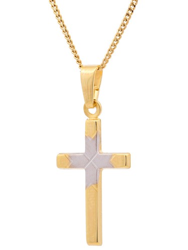 Anhänger kreuz mit massiver - kreuz,