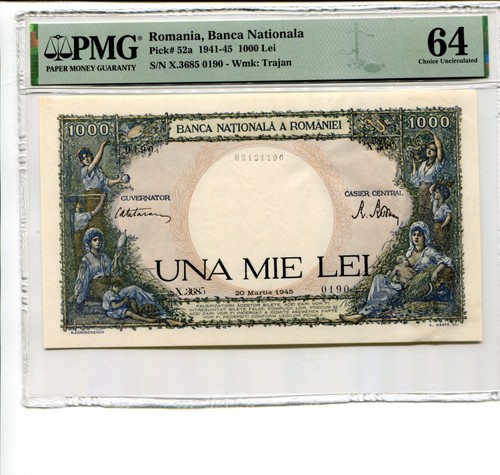Rumanien 1000 lei 1941 1945 - rumanien,