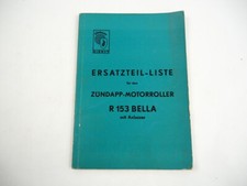 Zündapp R153 Bella Motorroller mit Anlasser Ersatzteilliste Ersatzteilkatalog 19