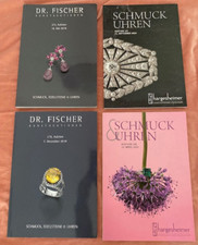 4 X Auktionskatalog SCHMUCK &