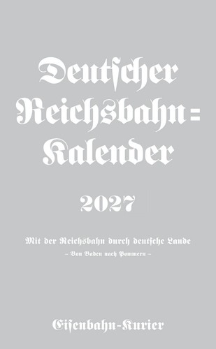 Deutscher reichsbahn kalender - deutscher, reichsbahn-kalender