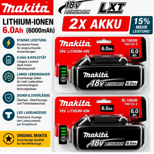 Original makita bl1860b - original,