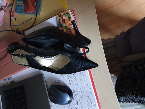 Slingback pumps mit satin - slingback,