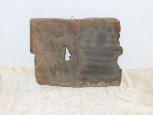 Antike holzrelief platte tafel - antike,