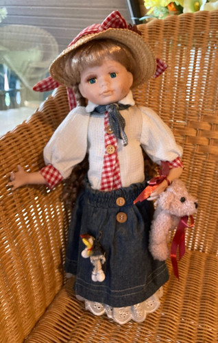 Puppe doll blondes mädchen - puppe,