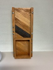 Alter Krauthobel Gemüsehobel Holz Rotkraut 2 Messer 