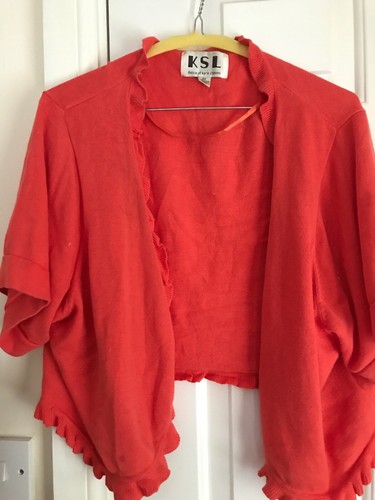 Ksl strickbolero shrug koralle - shrug,