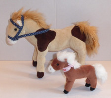 2x Spiegelburg Pferde Ponys w. NEU Max Coppenrath Plüschtier Pferdefreunde Reite