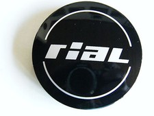 Original RIAL Nabenkappe 64 mm 60 mm schwarz N 32 Nabendeckel Felgenkappe N32