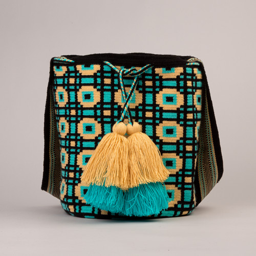 Wayuu tasche handgehäkelt aus - wayuu,