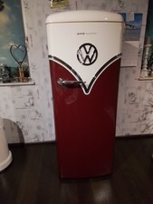 Gorenje VW-Retro-Kühlschrank OBRB615DR rot B/H/L: ca. 59,5x152,5x66,1 cm rot