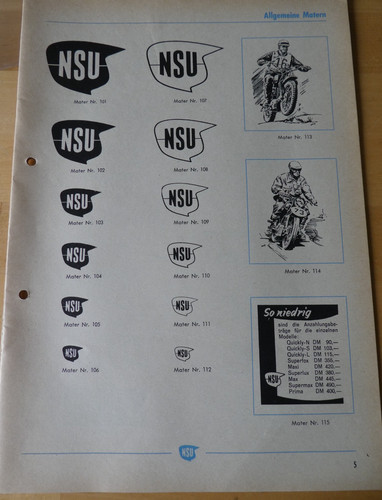 Original nsu matern werbung - original,