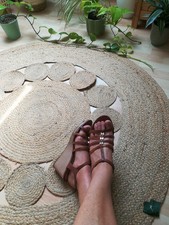 Schuhe 39 Plateau Sandalen