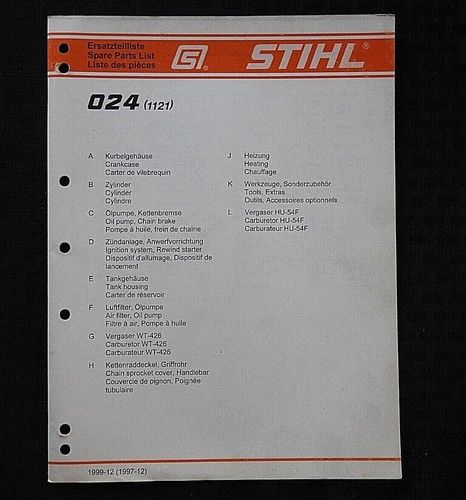 Echtes stihl 024 kettensäge - 024,